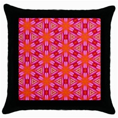 Cute Pretty Elegant Pattern Black Throw Pillow Case