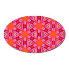 Cute Pretty Elegant Pattern Magnet (oval)