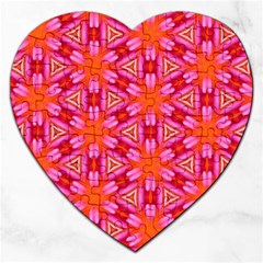 Cute Pretty Elegant Pattern Jigsaw Puzzle (heart) by GardenOfOphir