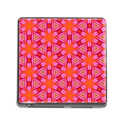 Cute Pretty Elegant Pattern Memory Card Reader With Storage (square)