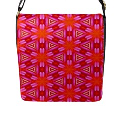 Cute Pretty Elegant Pattern Flap Closure Messenger Bag (large)