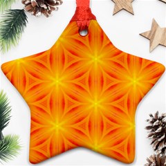 Cute Pretty Elegant Pattern Star Ornament