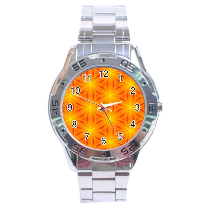 Cute Pretty Elegant Pattern Stainless Steel Watch