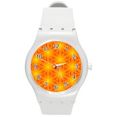 Cute Pretty Elegant Pattern Plastic Sport Watch (medium) by GardenOfOphir