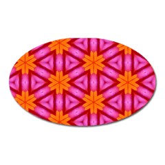 Cute Pretty Elegant Pattern Magnet (oval)