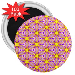 Cute Pretty Elegant Pattern 3  Button Magnet (100 pack)