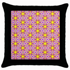 Cute Pretty Elegant Pattern Black Throw Pillow Case