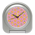 Cute Pretty Elegant Pattern Desk Alarm Clock Front