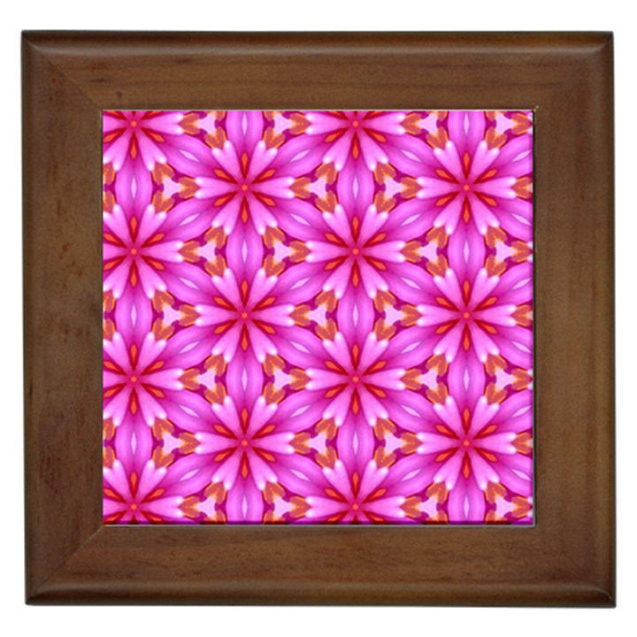 Cute Pretty Elegant Pattern Framed Ceramic Tile