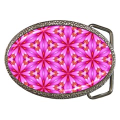 Cute Pretty Elegant Pattern Belt Buckle (oval) by GardenOfOphir