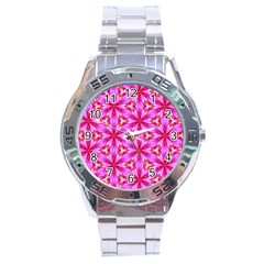 Cute Pretty Elegant Pattern Stainless Steel Watch by GardenOfOphir