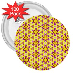 Cute Pretty Elegant Pattern 3  Button (100 Pack)