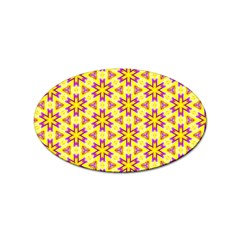 Cute Pretty Elegant Pattern Sticker (oval)