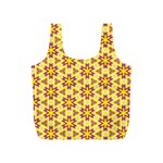 Cute Pretty Elegant Pattern Reusable Bag (S) Back