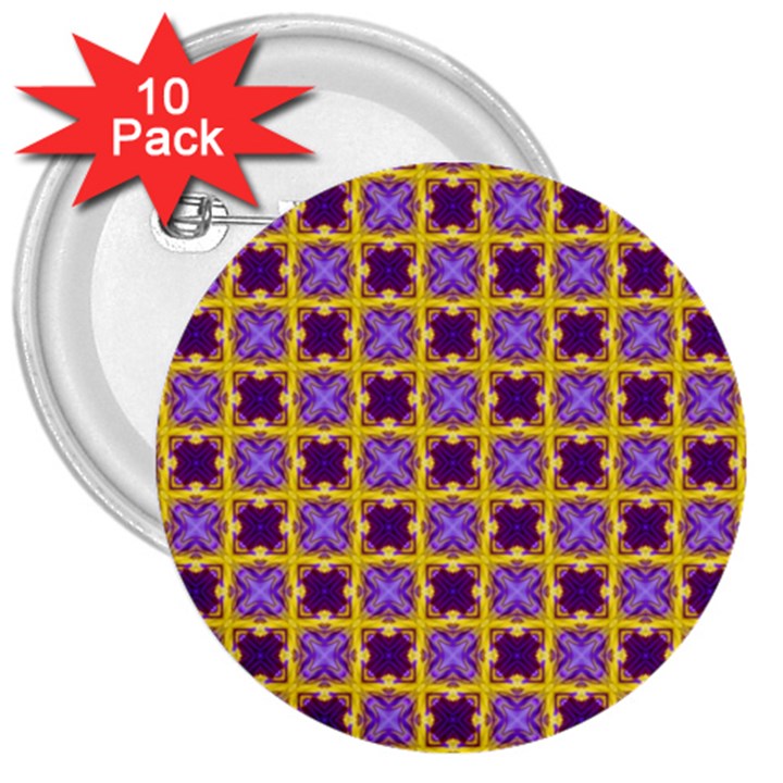 Cute Pretty Elegant Pattern 3  Button (10 pack)