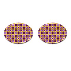 Cute Pretty Elegant Pattern Cufflinks (oval)