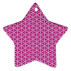 Cute Pretty Elegant Pattern Star Ornament