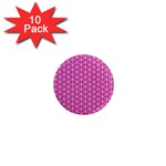 Cute Pretty Elegant Pattern 1  Mini Button Magnet (10 pack) Front