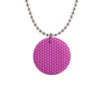 Cute Pretty Elegant Pattern Button Necklace Front