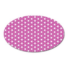 Cute Pretty Elegant Pattern Magnet (oval) by GardenOfOphir