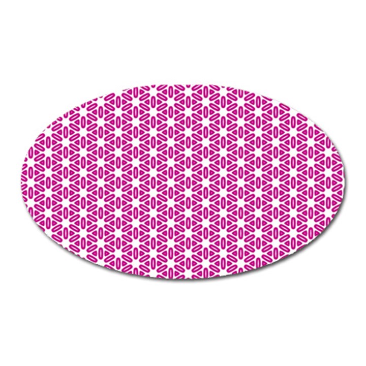 Cute Pretty Elegant Pattern Magnet (Oval)