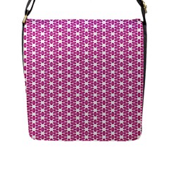 Cute Pretty Elegant Pattern Flap Closure Messenger Bag (large) by GardenOfOphir