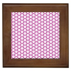 Cute Pretty Elegant Pattern Framed Ceramic Tile