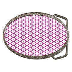 Cute Pretty Elegant Pattern Belt Buckle (Oval)