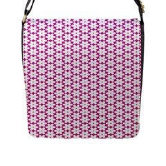 Cute Pretty Elegant Pattern Flap Closure Messenger Bag (Large)