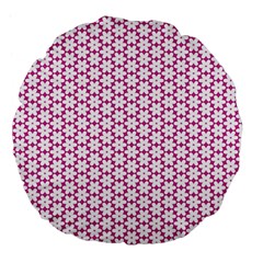 Cute Pretty Elegant Pattern 18  Premium Flano Round Cushion 