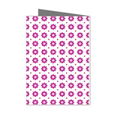 Cute Pretty Elegant Pattern Mini Greeting Card (8 Pack)