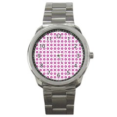 Cute Pretty Elegant Pattern Sport Metal Watch