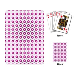 Cute Pretty Elegant Pattern Playing Cards Single Design by GardenOfOphir