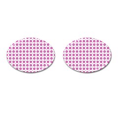 Cute Pretty Elegant Pattern Cufflinks (oval) by GardenOfOphir