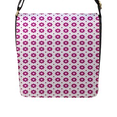 Cute Pretty Elegant Pattern Flap Closure Messenger Bag (large) by GardenOfOphir