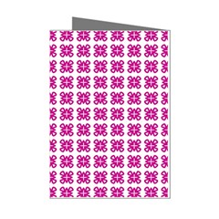 Cute Pretty Elegant Pattern Mini Greeting Card (8 Pack) by GardenOfOphir