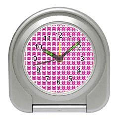 Cute Pretty Elegant Pattern Desk Alarm Clock by GardenOfOphir