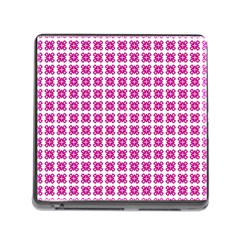 Cute Pretty Elegant Pattern Memory Card Reader With Storage (square)