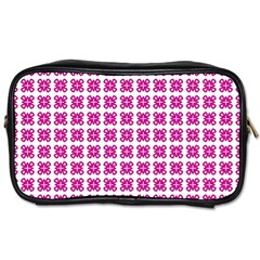 Cute Pretty Elegant Pattern Travel Toiletry Bag (one Side) by GardenOfOphir