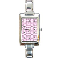 Cute Pretty Elegant Pattern Rectangular Italian Charm Watch by GardenOfOphir