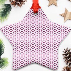 Cute Pretty Elegant Pattern Star Ornament