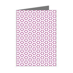 Cute Pretty Elegant Pattern Mini Greeting Card by GardenOfOphir