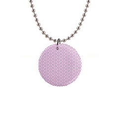 Cute Pretty Elegant Pattern Button Necklace by GardenOfOphir