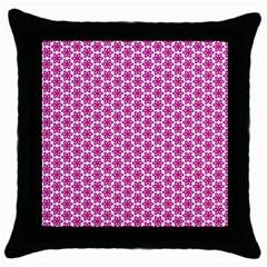 Cute Pretty Elegant Pattern Black Throw Pillow Case