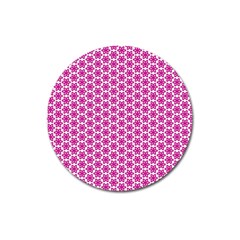 Cute Pretty Elegant Pattern Magnet 3  (round) by GardenOfOphir