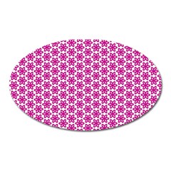 Cute Pretty Elegant Pattern Magnet (oval) by GardenOfOphir