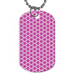 Cute Pretty Elegant Pattern Dog Tag (two-sided)  by GardenOfOphir