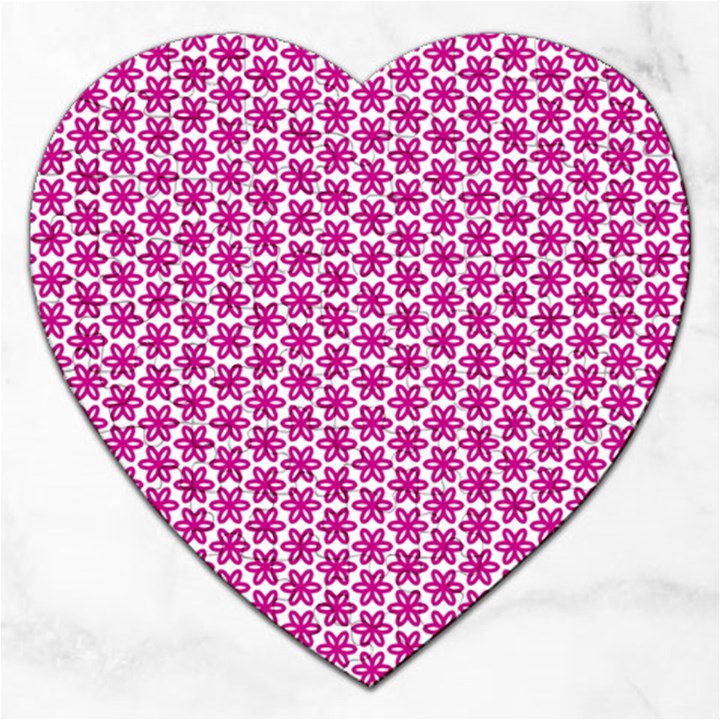 Cute Pretty Elegant Pattern Jigsaw Puzzle (Heart)