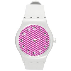 Cute Pretty Elegant Pattern Plastic Sport Watch (medium) by GardenOfOphir