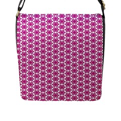 Cute Pretty Elegant Pattern Flap Closure Messenger Bag (large)